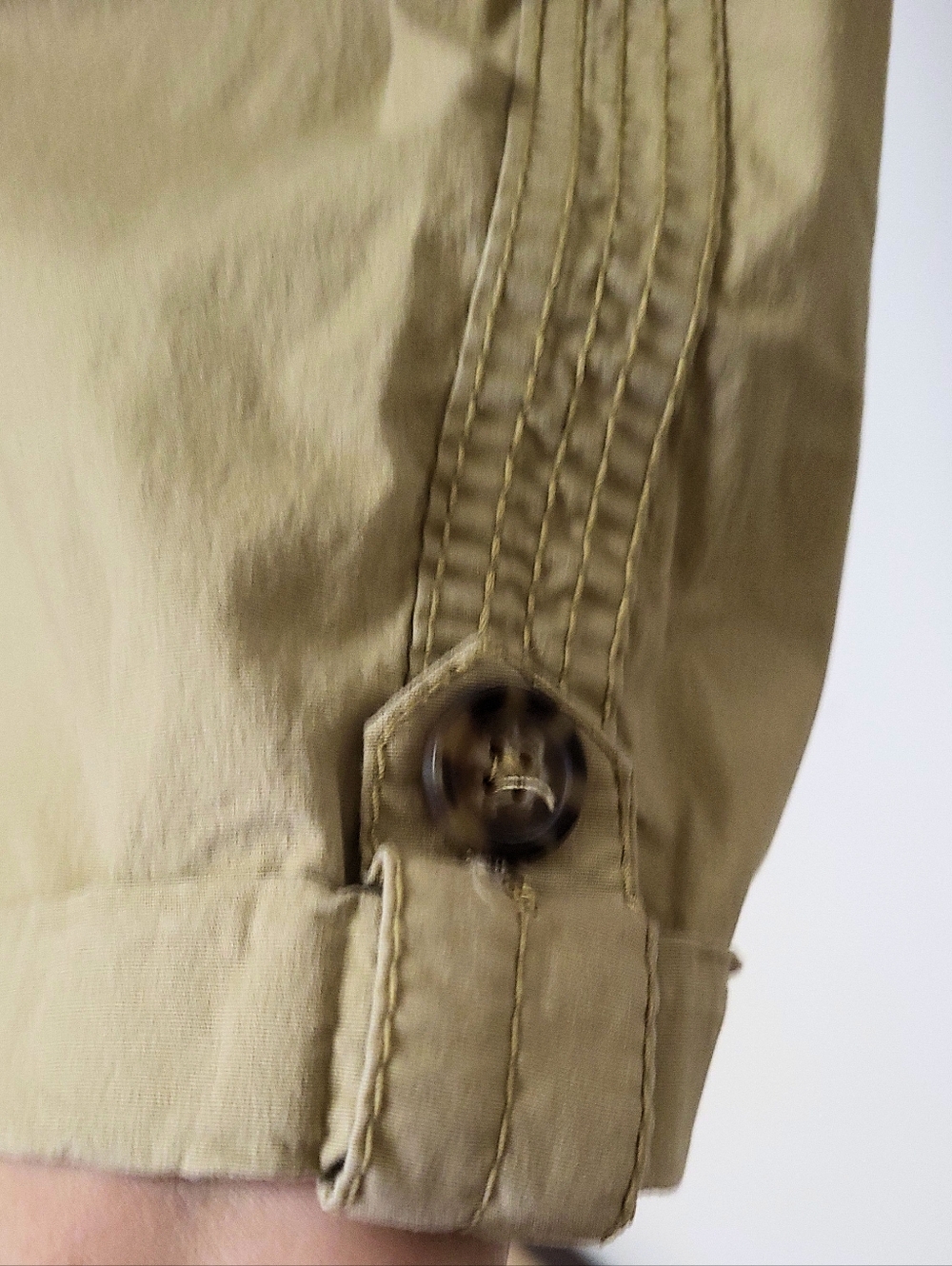 SO Womens Khaki Brown Cuffed Cargo Capris - Picture 8 of 13